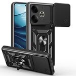 Per Tecno Pova 6 Custodia per fotocamera scorrevole in TPU+PC (nero)