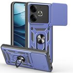 Per Tecno Pova 6 Custodia per fotocamera scorrevole in TPU+PC (blu)