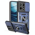 Per Tecno Camon 30S Custodia per fotocamera scorrevole in TPU+PC (blu)