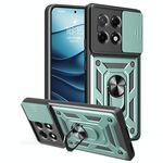 Per Tecno Camon 30S Custodia per fotocamera scorrevole in TPU+PC (verde)