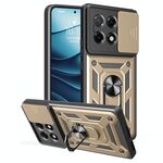 Per Tecno Camon 30S Custodia per fotocamera scorrevole in TPU+PC (oro)