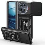 Per Tecno Camon 30S Pro Custodia per fotocamera scorrevole in TPU+PC (nero)