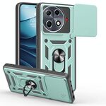 Per Tecno Camon 30S Pro Custodia per fotocamera scorrevole TPU+PC (verde)