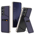Per Samsung Galaxy S25 5G GKK Rotor Bracket Custodia per scheda incassata Custodia per telefono a copertura totale (viola)