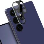 Per Samsung Galaxy S25 Ultra 5G imak Pellicola per obiettivo in vetro integrato ad alta definizione Versione nera
