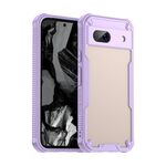 Per Google Pixel 8a Armor Glaze PC Hybrid TPU Custodia per telefono (viola)
