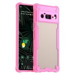 Per Google Pixel 6 Pro Armor Glaze PC Hybrid TPU Custodia per telefono (rosa)
