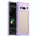 Per Google Pixel 6 Pro Armor Glaze PC Hybrid TPU Custodia per telefono (viola)