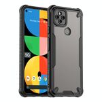 Per Google Pixel 5a Armor Glaze PC Hybrid TPU Custodia per telefono (nero)