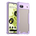 Per Google Pixel 6a Armor Glaze PC Hybrid TPU Custodia per telefono (viola)