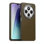 Per la custodia del telefono IMD della serie in fibra di carbonio Redmi 14C (marrone)