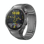 Per Huawei Watch GT 5 Pro 46mm Cinturino in titanio con chiusura pieghevole a pressione (grigio titanio)