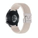 Cinturino per orologio in nylon intrecciato con bottone automatico da 22 mm (Starlight)