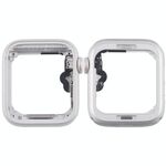 Per Apple Watch Series 5 44MM LTE Piastra lunetta centrale in lega di alluminio con cavo flessibile Crown Spin Axis (argento)