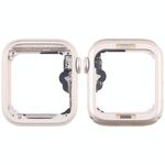 Per Apple Watch SE 2022 40MM LTE Piastra lunetta centrale in lega di alluminio con cavo flessibile Crown Spin Axis (Starlight)