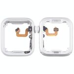 Per Apple Watch Series 6 44MM GPS in lega di alluminio con lunetta centrale e cavo flessibile per asse di rotazione della corona (argento)