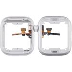 Per Apple Watch Series 8/9 41MM GPS in lega di alluminio con piastra per cornice centrale e cavo flessibile per asse di rotazione della corona (argento)