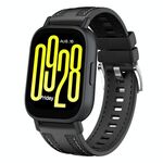 Per Redmi Watch 5 Active / Watch 5 Lite Push Connector 22mm Cinturino per orologio in silicone e nylon ibrido (nero)