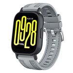 Per Redmi Watch 5 Active / Watch 5 Lite Push Connector 22mm Cinturino in silicone e nylon ibrido (grigio)