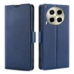 Per Tecno Camon 30 Custodia in pelle con fibbia laterale ultrasottile e flip orizzontale (blu)