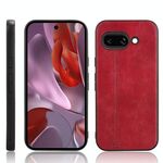 Per Google Pixel 9a Custodia per telefono con motivo a mucca e cuciture (rosso)