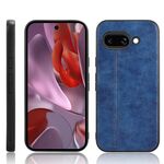 Per Google Pixel 9a Custodia per telefono con motivo a mucca e cuciture (blu)