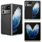 Per Tecno Phantom V Fold2 Custodia per telefono con texture Litchi (nera)