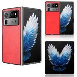 Per Tecno Phantom V Fold2 Custodia per telefono con texture Litchi (rossa)