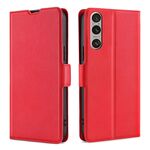 Per Sony Xperia 1 VI Custodia per telefono in pelle con fibbia laterale ultra sottile e flip orizzontale (rosso)