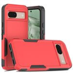 Per Google Pixel 8a 2 in 1 PC + TPU Custodia per telefono (rosso)