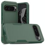 Per Google Pixel 9 Pro XL 2 in 1 PC + TPU Custodia per telefono (verde scuro)