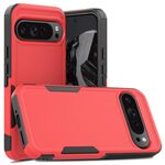 Per Google Pixel 9 Pro XL 2 in 1 PC + TPU Custodia per telefono (rosso)