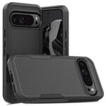 Per Google Pixel 9 Pro XL 2 in 1 PC + TPU Custodia per telefono (nero)
