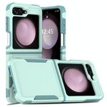 Per Samsung Galaxy Z Flip6 5G 2 in 1 PC + custodia per telefono in TPU (verde chiaro)