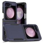 Per Samsung Galaxy Z Flip6 5G 2 in 1 PC + custodia per telefono in TPU (blu scuro)