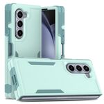 Per Samsung Galaxy Z Fold6 5G 2 in 1 PC + custodia per telefono in TPU (verde chiaro)