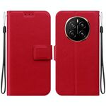 Custodia per telefono in pelle con fibbia magnetica ultrasottile per Honor Magic7 (rosso)