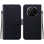 Custodia per telefono in pelle con fibbia magnetica ultrasottile per Honor Magic7 (nero)
