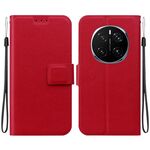 Per Honor Magic7 Pro Custodia per telefono in pelle con fibbia magnetica ultra sottile (rosso)