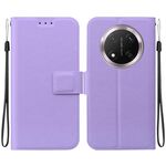 Per Honor X9c Custodia per telefono in pelle con fibbia magnetica ultra sottile (viola)