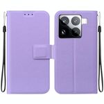 Per Xiaomi 15 Pro Custodia per telefono in pelle con fibbia magnetica ultra sottile (viola)