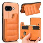 Per Google Pixel 9a Custodia per telefono con motivo a mucca e carta da cucito (arancione)