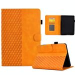 Per Amazon Kindle PaperWhite 12a generazione 2024 Custodia per tablet intelligente in pelle goffrata a rombo (kakhi)