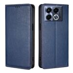Per Infinix Note 40 5G Gloss Oil Solid Color Magnetic Leather Phone Case (Blu)