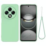 Per Tecno Spark 30 4G Custodia antiurto in silicone liquido Pure Color (verde)