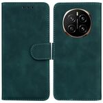 Custodia in pelle flip per telefono For Honor Magic7 Skin Feel Pure Color (verde)