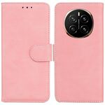 Custodia per telefono in pelle Flip Pure Color Skin Feel For Honor Magic7 (rosa)