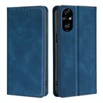 Custodia in pelle magnetica per telefono Honor 200 Pro 5G Skin Feel (blu)