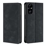 Custodia in pelle magnetica per telefono Honor 200 Pro 5G Skin Feel (nero)