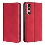 Per Sony Xperia 1 VI Custodia per telefono in pelle magnetica Skin Feel (rosso)